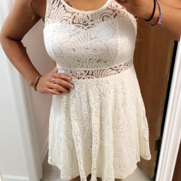 white lace dress macys